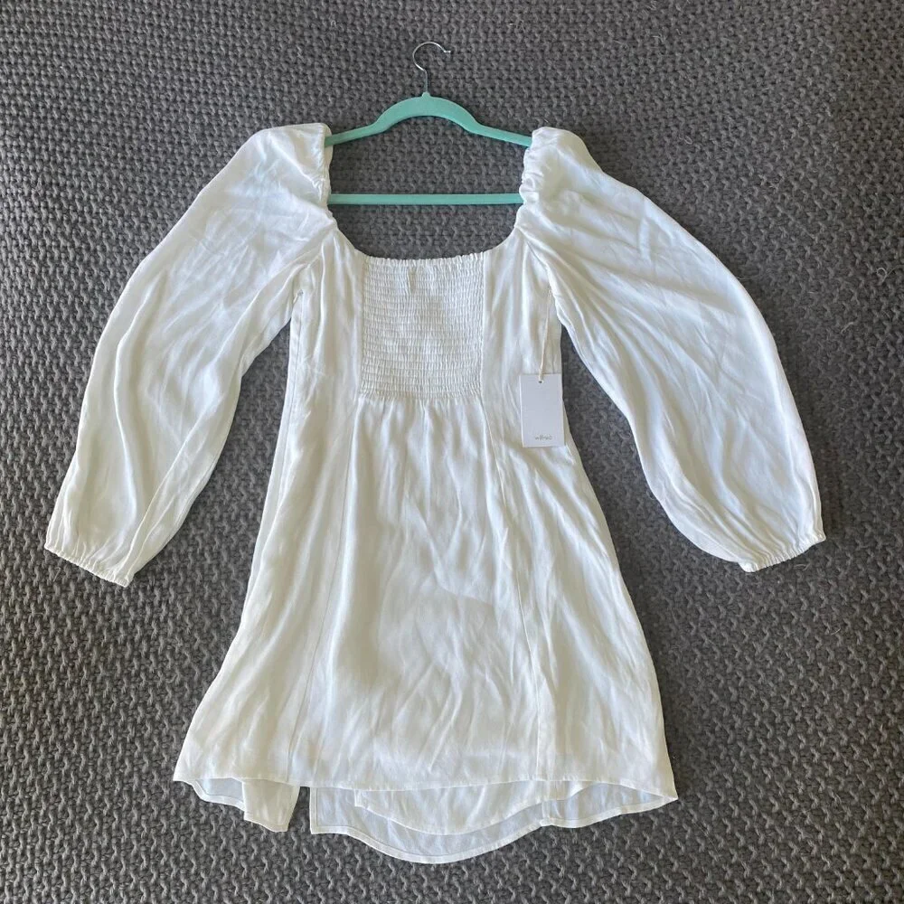 NWT Aritzia Wilfred Novella Mini Dress in Size 8 - Picture 5 of 7